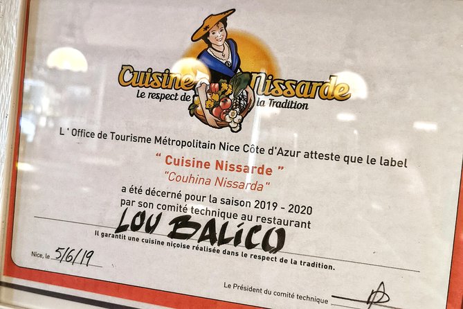 NO DIET CLUB - Unique Local Food in Nice ! - Additional Tour Information