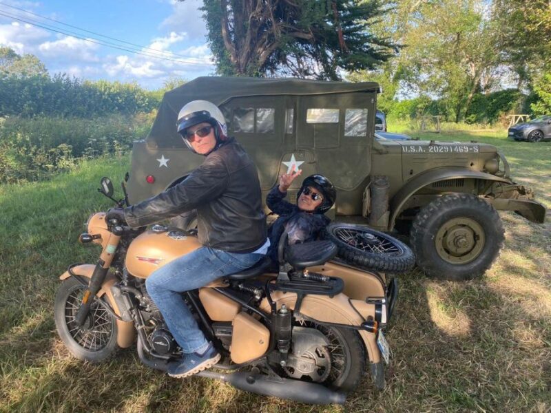 Normandy World War II Private 2 Hours Sidecar Tour Bayeux - Omaha Beach Tour