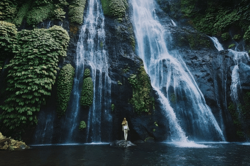 North Bali : Sunrise With Dholpin, Waterfall and Iconic Gate - Banyumala Waterfall