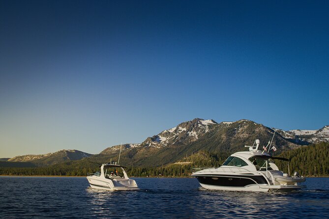 North Lake Tahoe Yacht Charter: 45 Formula With Captain - Exploring Lake Tahoes Secret Swimming Spots