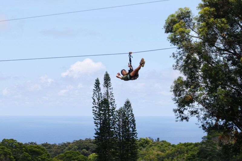 North Maui: 7 Line Zipline Adventure With Ocean Views - Safety and Requirements