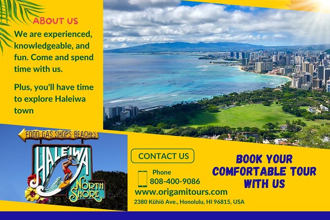 North Shore & Circle Island Tour (Private) - Pickup and Drop-off