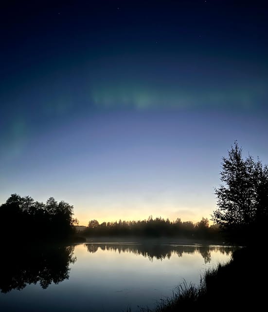 Northern Lights Tour by Boat to Lake Inari, Including BBQ - BBQ Dinner on Aurora Island