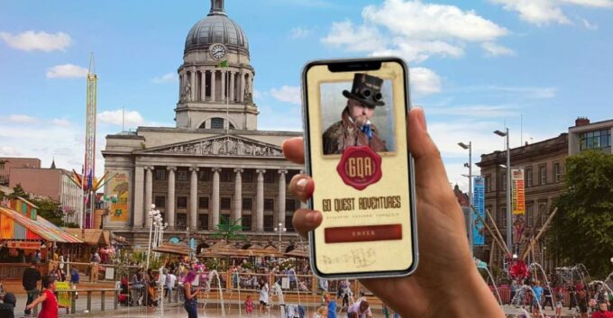 Nottingham: Self-Guided Walk & Interactive Treasure Hunt - Solving Puzzles