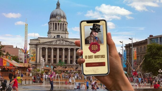Nottingham: Self-Guided Walk & Interactive Treasure Hunt - Earning Points