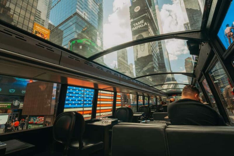 NYC Bustronome Gourmet Sightseeing Dinner Tour Panoramic Bus - The Journey Begins: Starting Point and Route