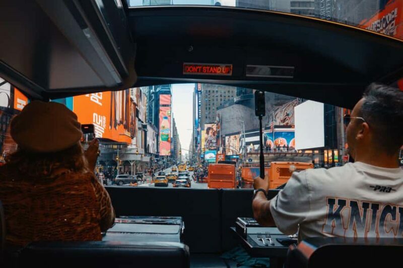 NYC Bustronome Gourmet Sightseeing Dinner Tour Panoramic Bus - The Menu: A Culinary Showcase