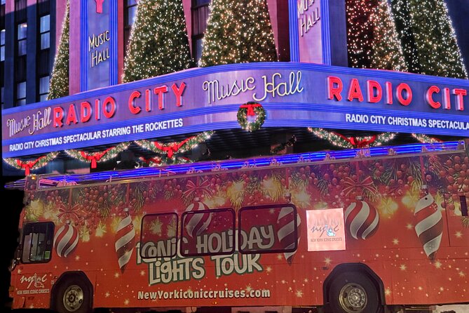 NYC Holiday Lights Christmas Sightseeing Bus Tour With Gifts - Holiday Lights and Sightseeing