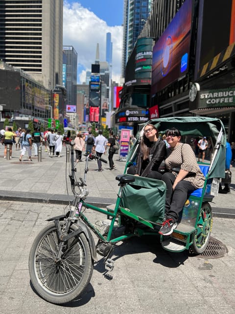 NYC: Midtown Manhattan Pedicab Tour - Experiencing a Personalized Tour Perspective