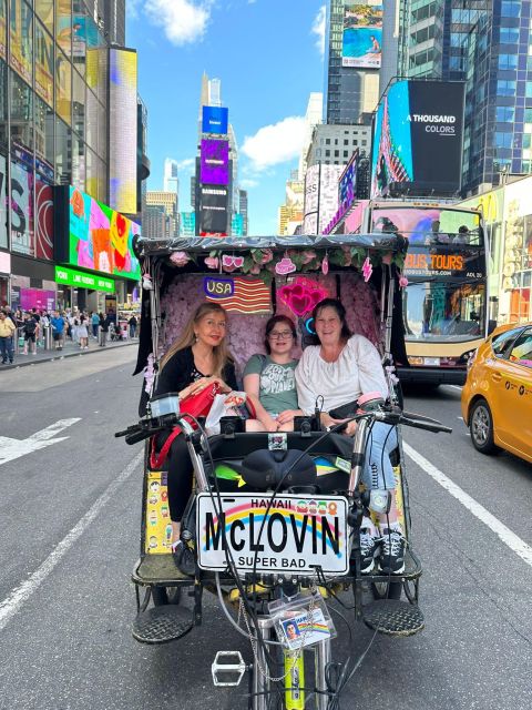 NYC: Rockettes Christmas Spectacular Pedicab Rides - Reservation Details