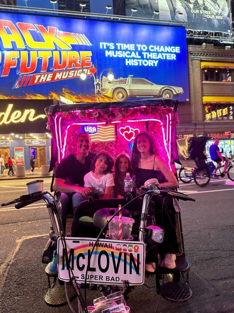 NYC: Rockettes Christmas Spectacular Pedicab Rides - Included Amenities