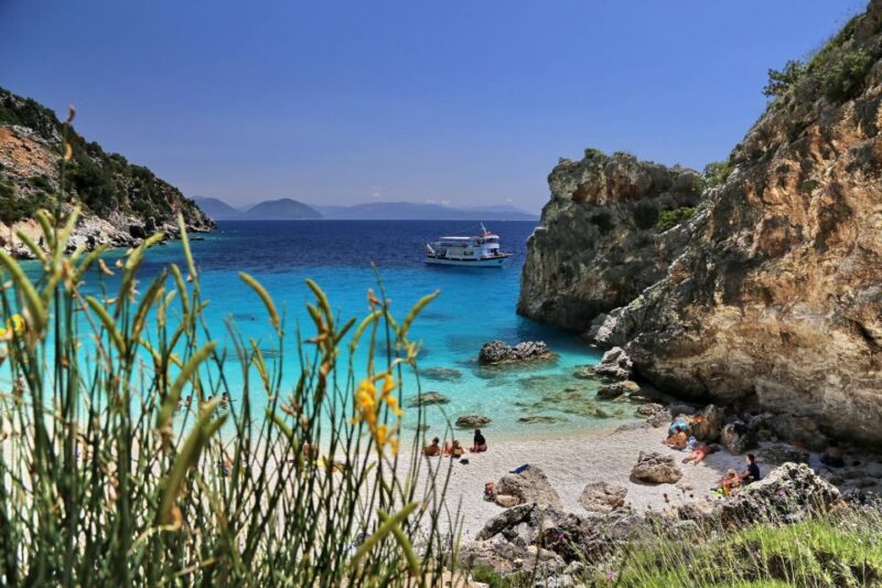Nydri: Boat Cruise to Porto Katsiki, Egremni and Agiofilli - Key Points
