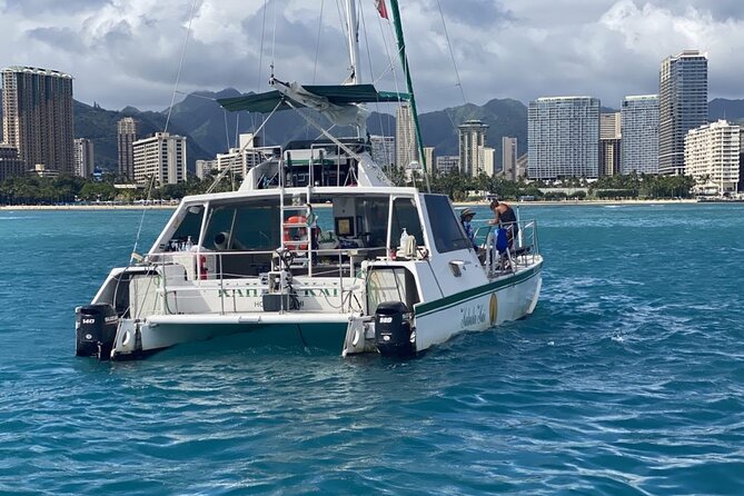 OAHU CATAMARAN Snorkel W/Turtles Waikiki SEE TURTLES GUARANTEED - Accessibility and Transportation