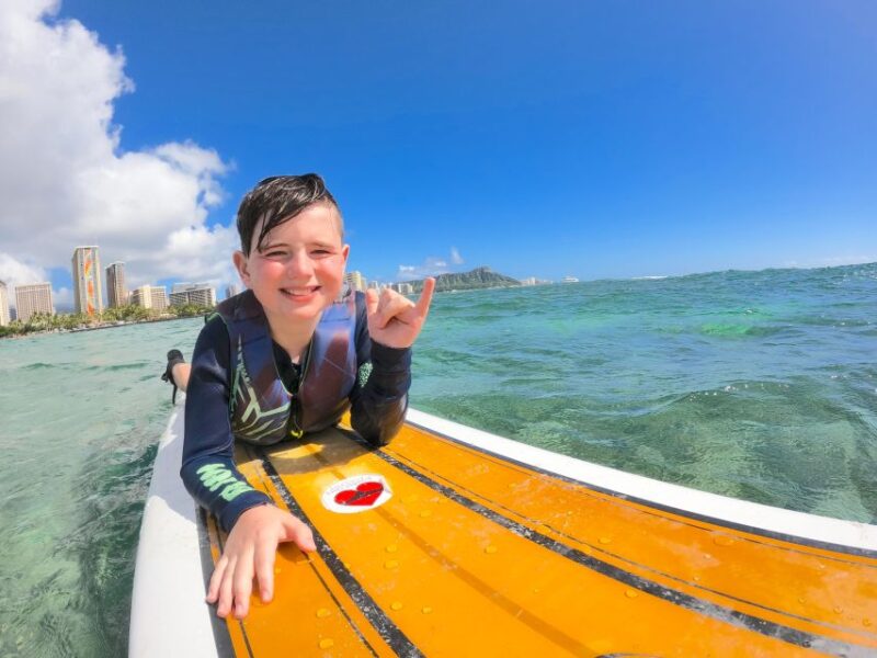 Oahu: Kids Surfing Lesson in Waikiki Beach (up to 12) - Key Points