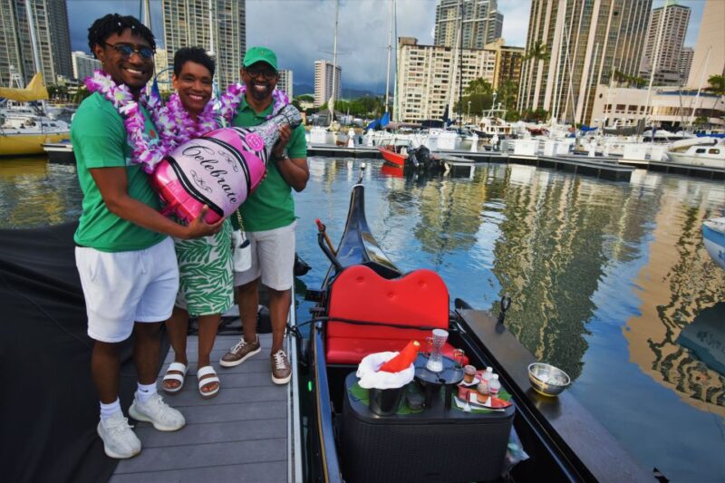 Oahu: Luxury Gondola Cruise With Drinks and Pastries - Unique Experience