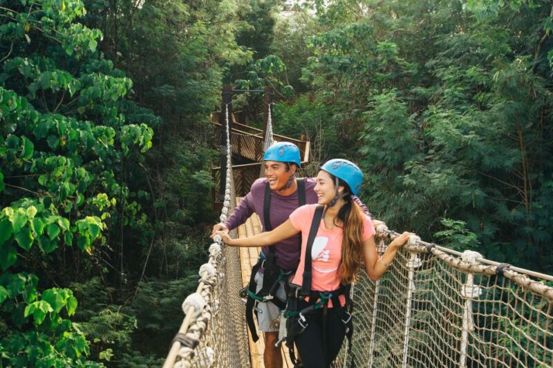 Oahu: North Shore Zip Line Adventure With Farm Tour - 4 Sky Bridges and Boardwalks
