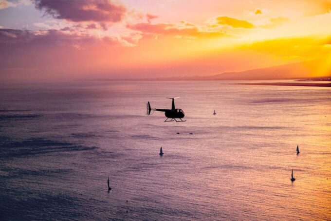 Oahu: Waikiki Sunset Doors On or Doors Off Helicopter Tour - Private Group Option