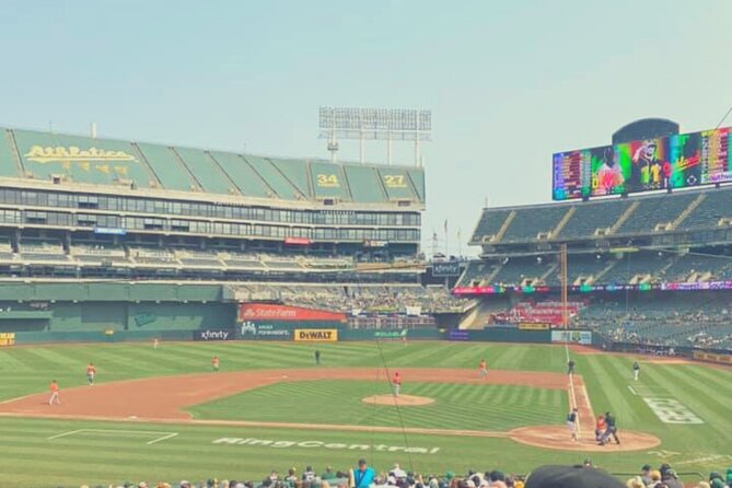 Oakland Athletics Baseball Game Ticket at RingCentral Coliseum - Food and Merchandise