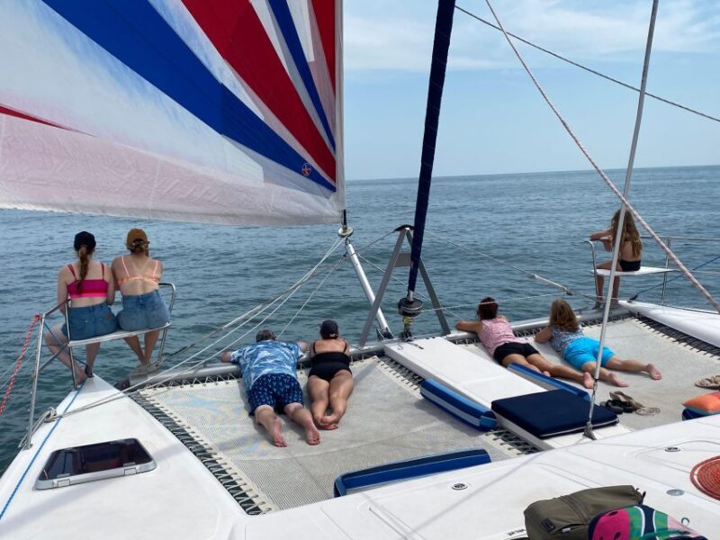 Ocean City: Atlantic Ocean Catamaran Cruise With Crew - Catamaran Amenities