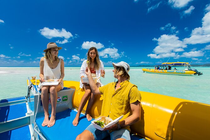 Ocean Rafting: Whitehaven Beach, Snorkelling & Hill Inlet Lookout - Whitehaven Beach