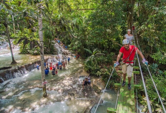 Ocho Rios: Dunn's River Climb & Zipline Over The Falls - Accessibility and Safety
