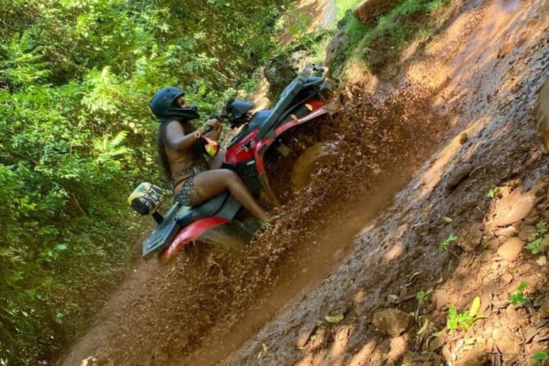 Ocho Rios: Ultra 4Play ATV, Horseback Riding, Dunns River - Bamboo Rafting Relaxation