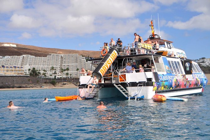 Odyssee 3: The Glass Bottom Boat Tour in Fuerteventura - Beachside Stop and Activities
