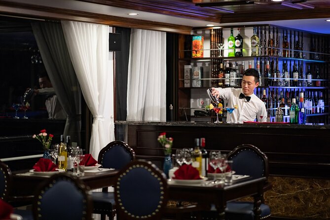 Off The Beaten Track to Halong Bay & Lan Ha Bay on 5 Star Cruise - Dining and Onboard Amenities