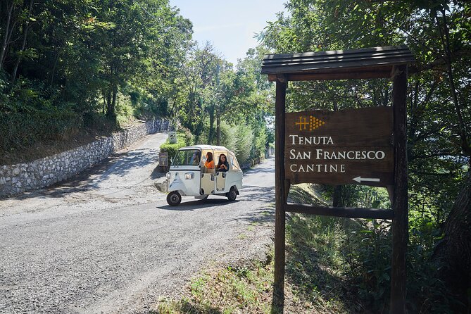 Official Ape Car & Wine Tasting - Amalfi Coast - Key Points
