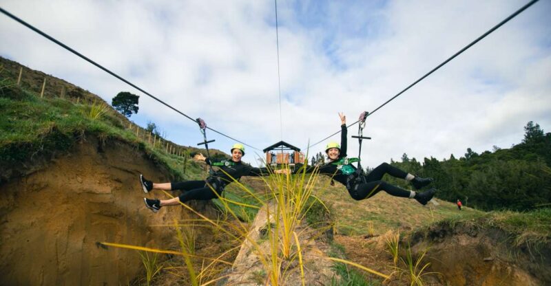 Okere Falls: Zipline Over Waterfalls Experience - Highlights and Activities