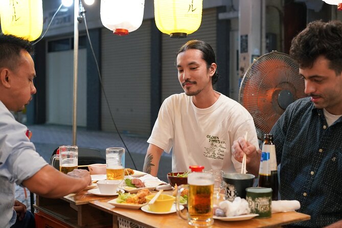 Okinawa Bar Hopping Tour With Sanshin Live Music in Koza Music Town - Key Points