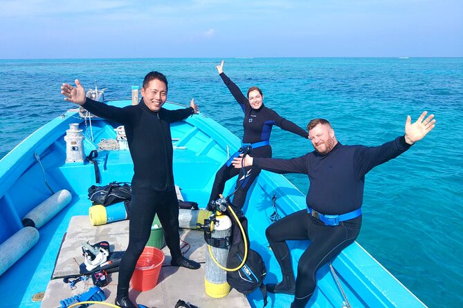 Okinawa: Scuba Diving Tour With Wagyu Lunch and English Guide - Private Transportation Provided