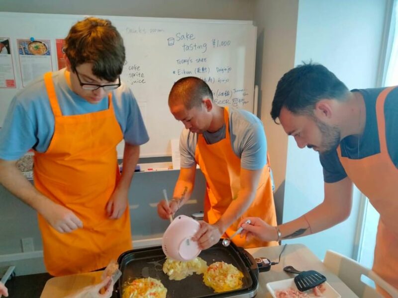 Okonomiyaki or Takoyaki Class With Local Shop Tour - Cultural Experience