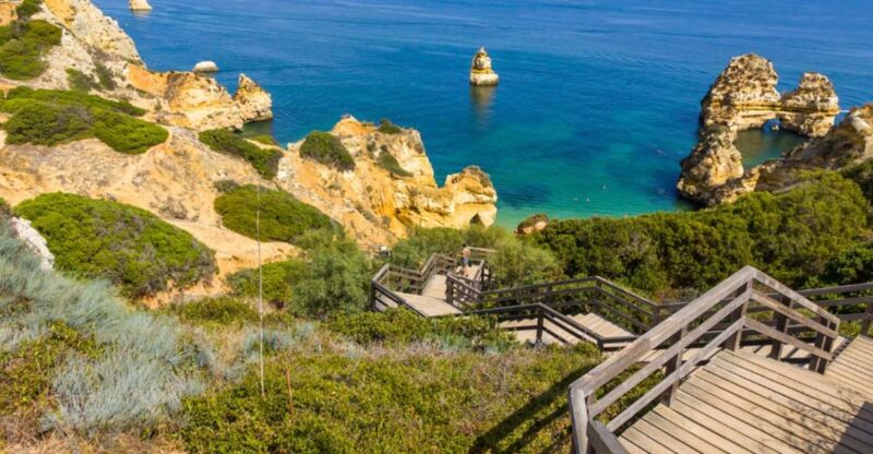 Olhão: Bridge of Piedade, Lagos Beach of Marinha - Rocks Sculpted by Nature