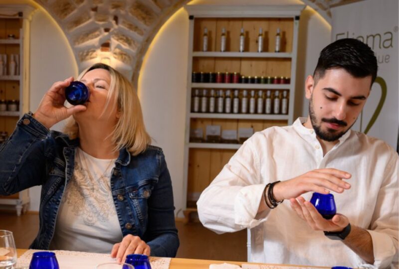 Olive Oil Tasting and Greek Language Game - Olive Oil Presentation and Tasting