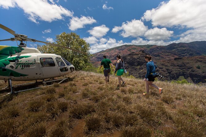 Olokele Canyon Helicopter Tour Including Canyon Landing Kauai - Meeting Details