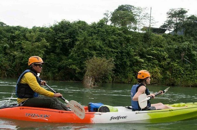 One Day Kayaking, Zipline and Tubing In Cave from Vang Vieng - The Itinerary in Detail