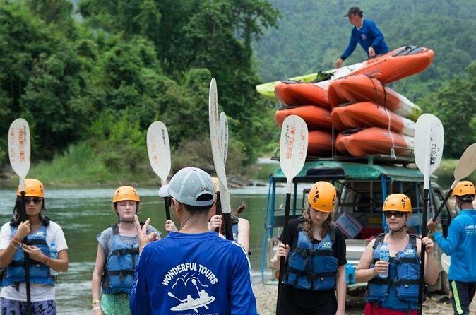 One Day Kayaking, Zipline and Tubing In Cave from Vang Vieng - FAQ