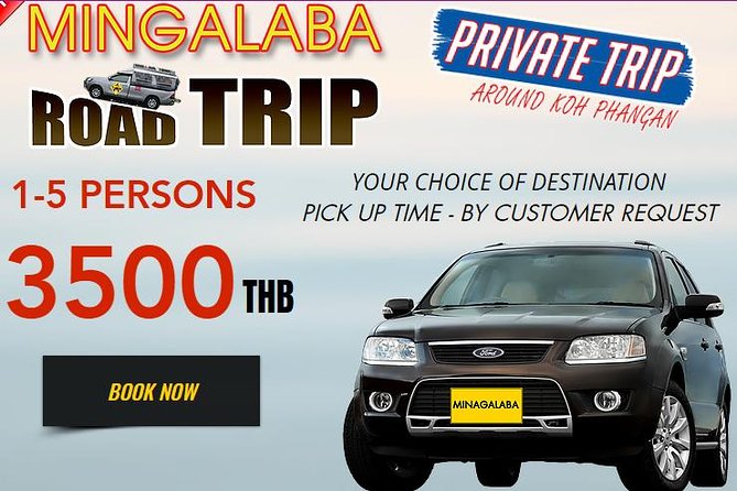 One Day Road Trip Around Koh Phangan (Private Group) - Exclusions and Fees