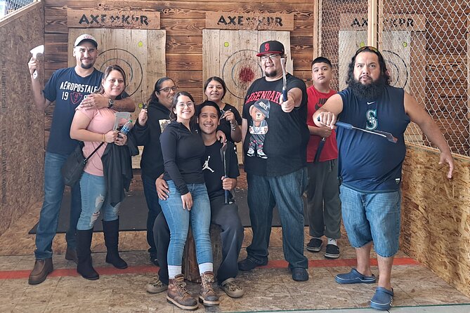 One Hour Axe Throwing Guided Experience in Tri-Cities - Inclusions and Amenities