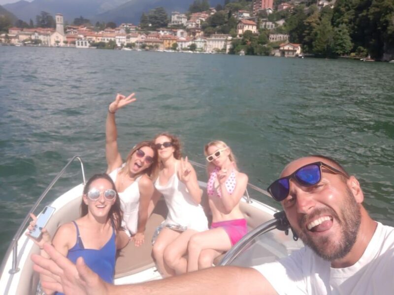 One Hour Boat Tour Departure Como With Private Captain - Key Points