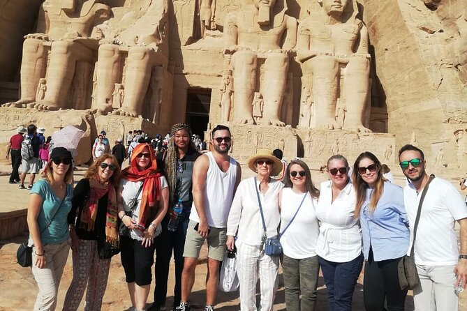 One Package Abu Simbel Temples With Philae Temple and High Dam From Aswan - Pricing and Group Size