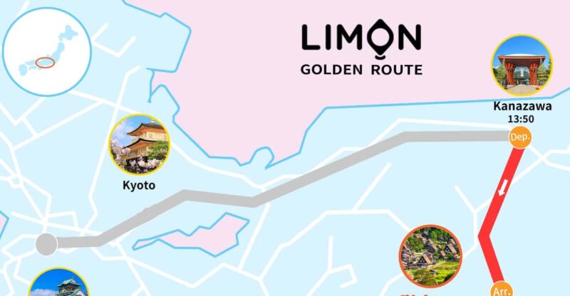One-Way Bus Transportation From Kanazawa to Shirakawa-Go and Then to Takayama - Meeting Point and Schedule