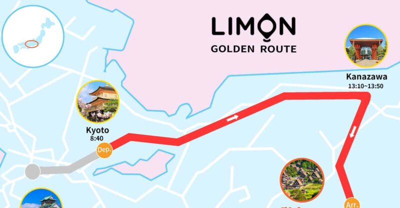 One-Way Bus Transportation: From Kyoto to Takayama - Exclusions and Additional Costs