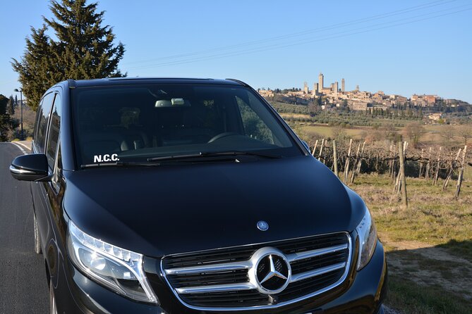 One Way Private Transfer: Florence to Rome With Visit to San Gimignano and Siena - Live On-Board Commentary by Driver