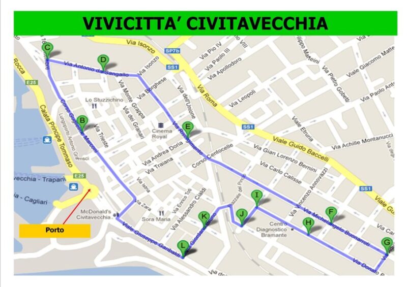 One-Way Transfer Between Rome and Civitavecchia - Key Points