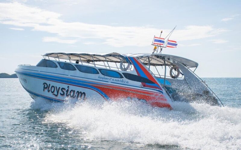 One Way Van and Speedboat Ticket Hat Yai City to Koh Lipe - Speedboat Journey