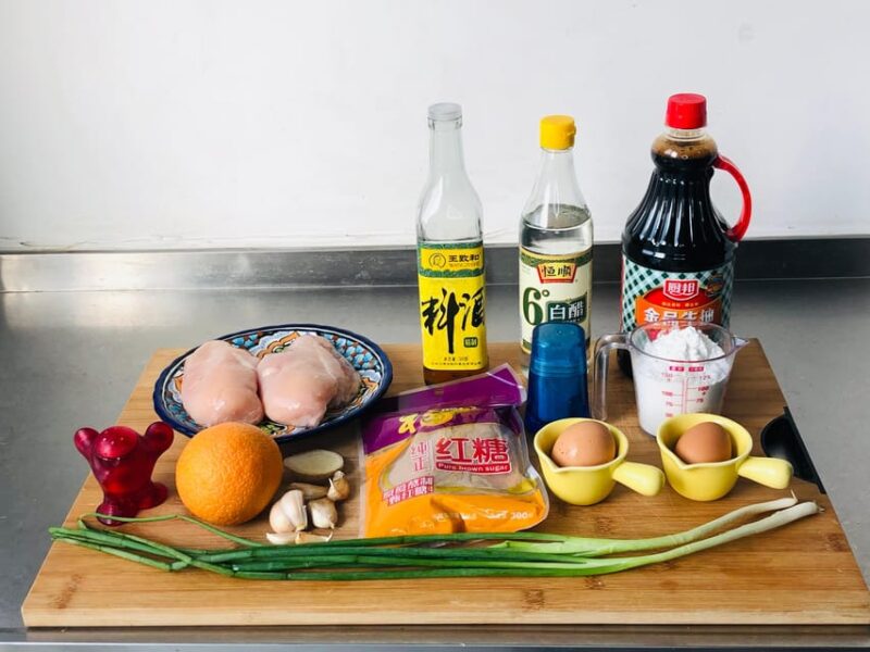 Online Cooking Class Orange Chicken by Chef Sunflower Li - Global Participation