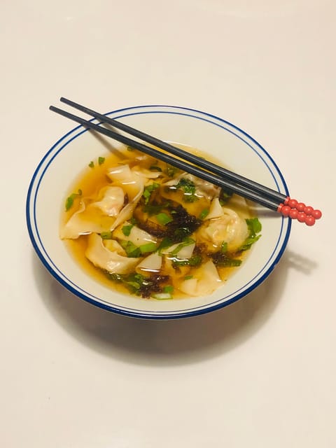 Online Cooking Class Wonton Soup by Chef Sunflower Li - Booking and Communication