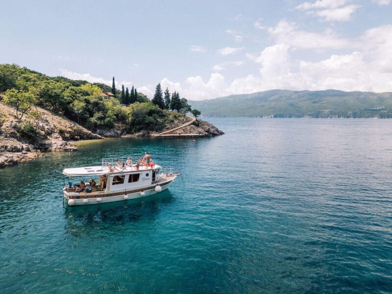 Opatija: Private Cres Island Boat Tour - Onboard Experience